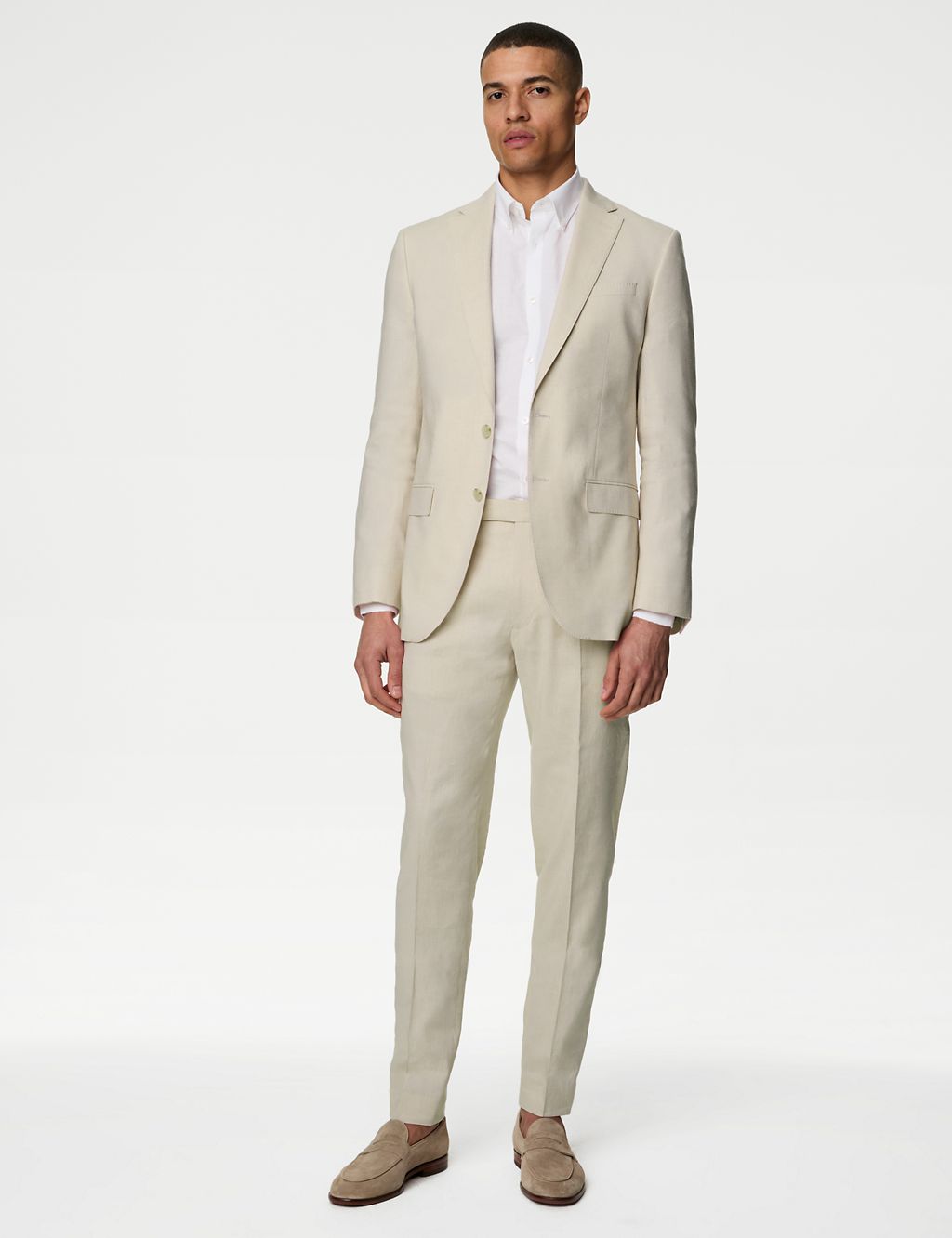 Tailored Fit Italian Linen Miracle™ Suit Jacket 5 of 5