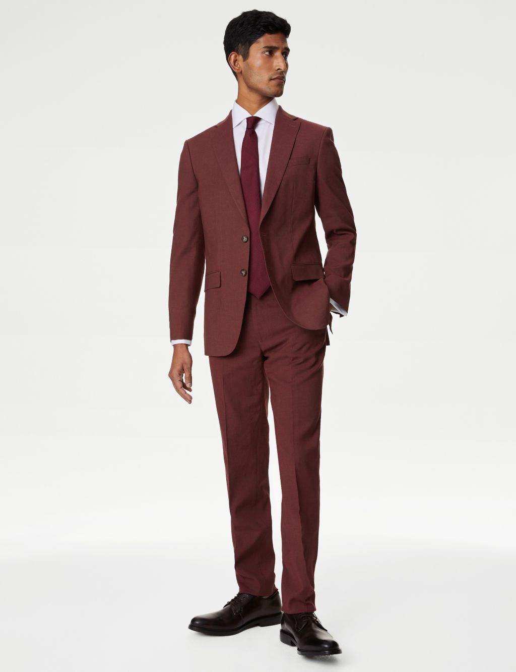 Tailored Fit Italian Linen Miracle™ Suit Jacket 5 of 8