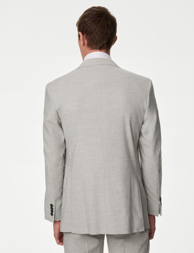 Tailored Fit Italian Linen Miracle™ Suit Jacket 6 of 7