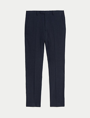 Tailored Fit Italian Linen Miracle™ Trousers Image 2 of 9