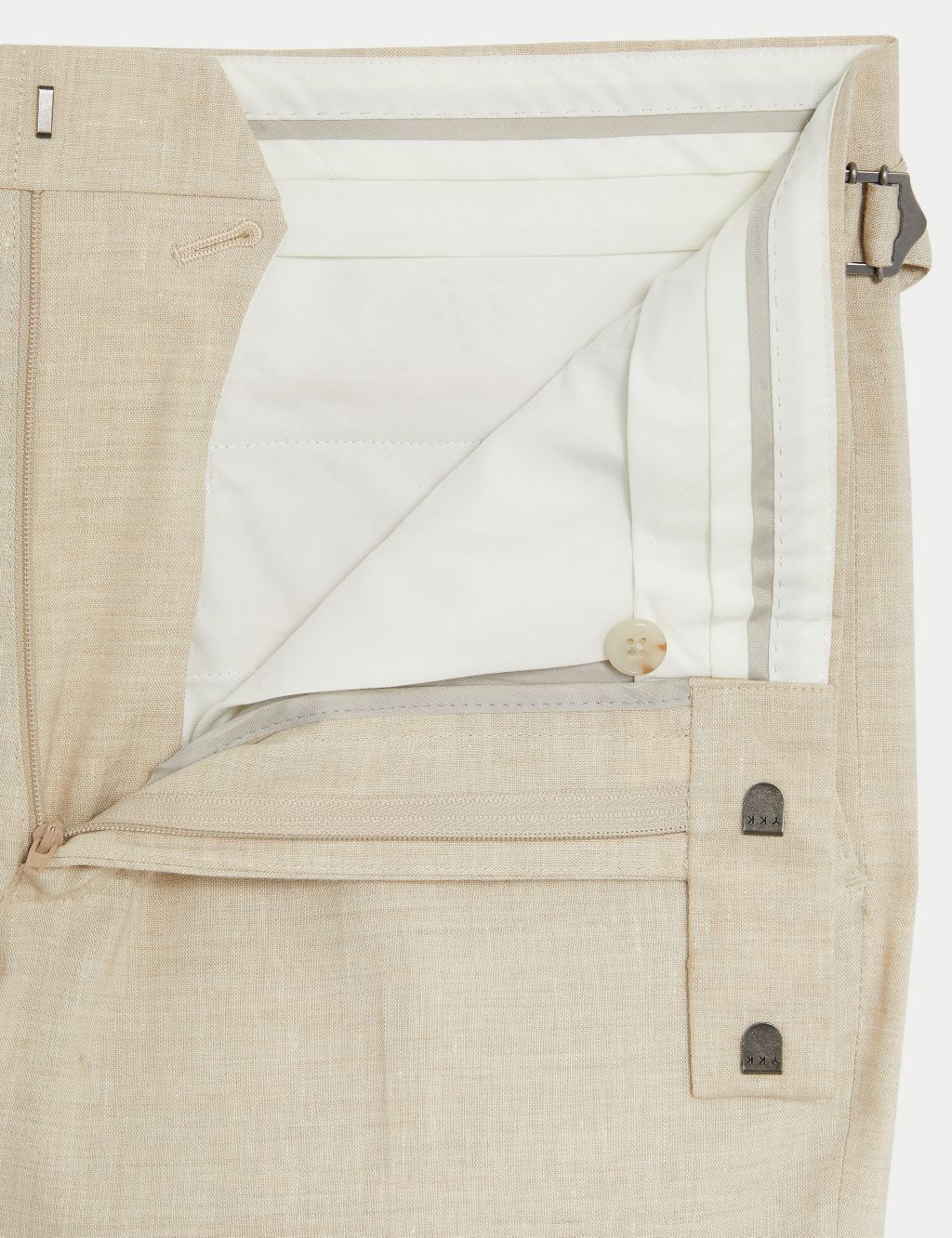 Tailored Fit Italian Linen Miracle™ Trousers 2 of 2