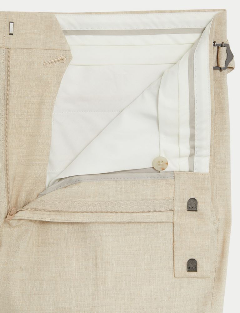 Tailored Fit Italian Linen Miracle™ Trousers 2 of 2