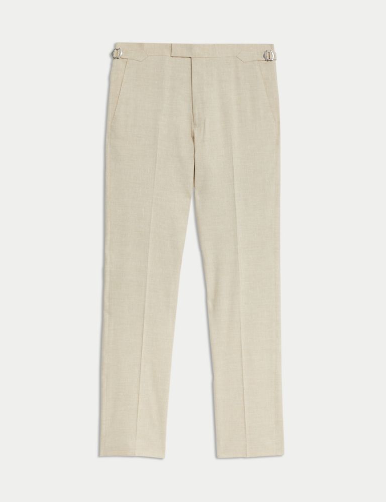 Tailored Fit Italian Linen Miracle™ Trousers 1 of 2
