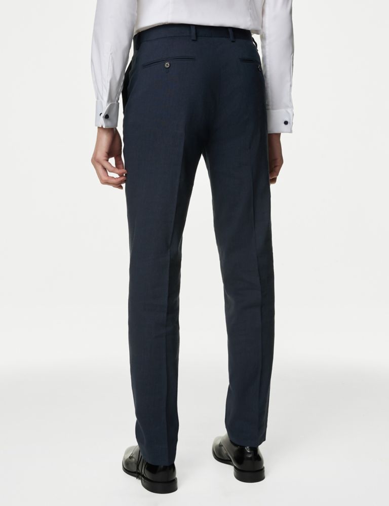Tailored Fit Italian Linen Miracle™ Trousers 9 of 9