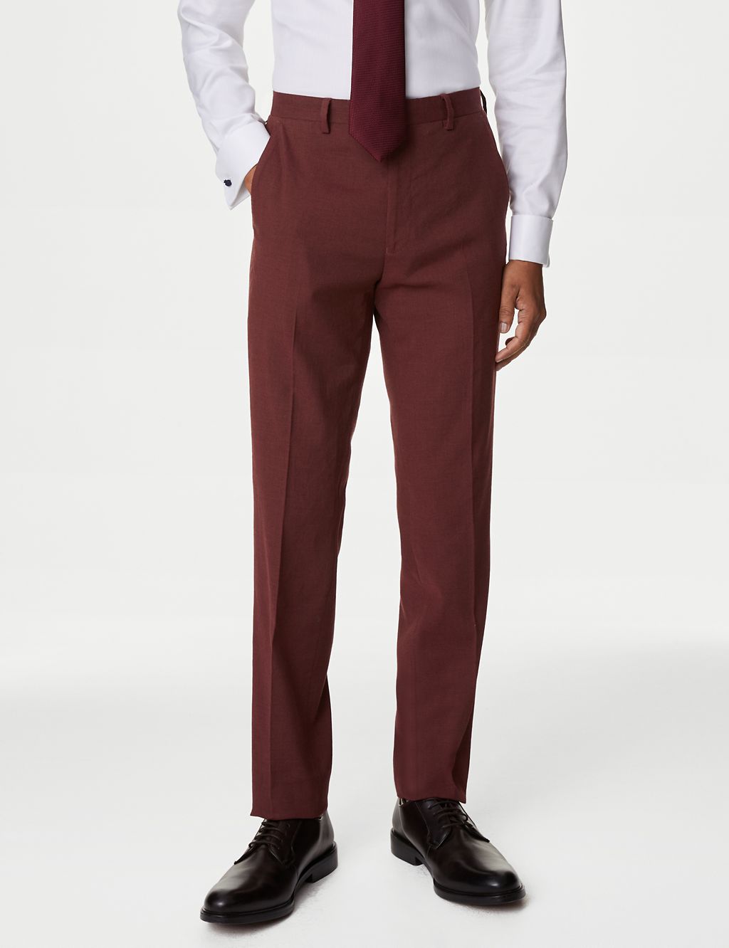 Tailored Fit Italian Linen Miracle™ Trousers 2 of 8