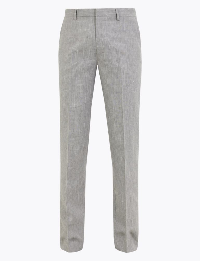 Tailored Fit Italian Linen Miracle™ Trousers 2 of 6