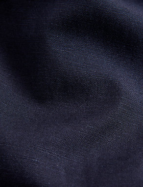 Tailored Fit Italian Silk And Linen Jacket Image 2 of 3