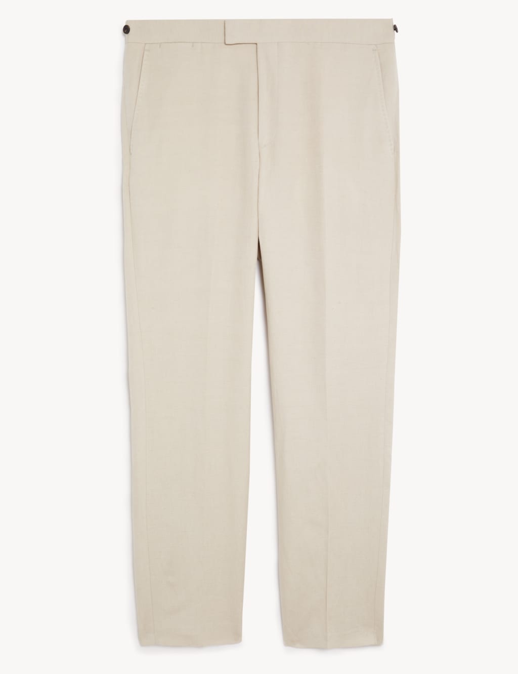 Tailored Fit Italian Silk And Linen Trousers 3 of 5