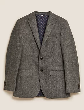 Tailored Fit Italian Wool Jacket | M&S Collection | M&S