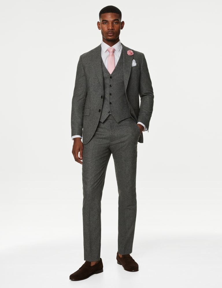 Tailored Fit Italian Wool Rich Suit Jacket | M&S Collection | M&S