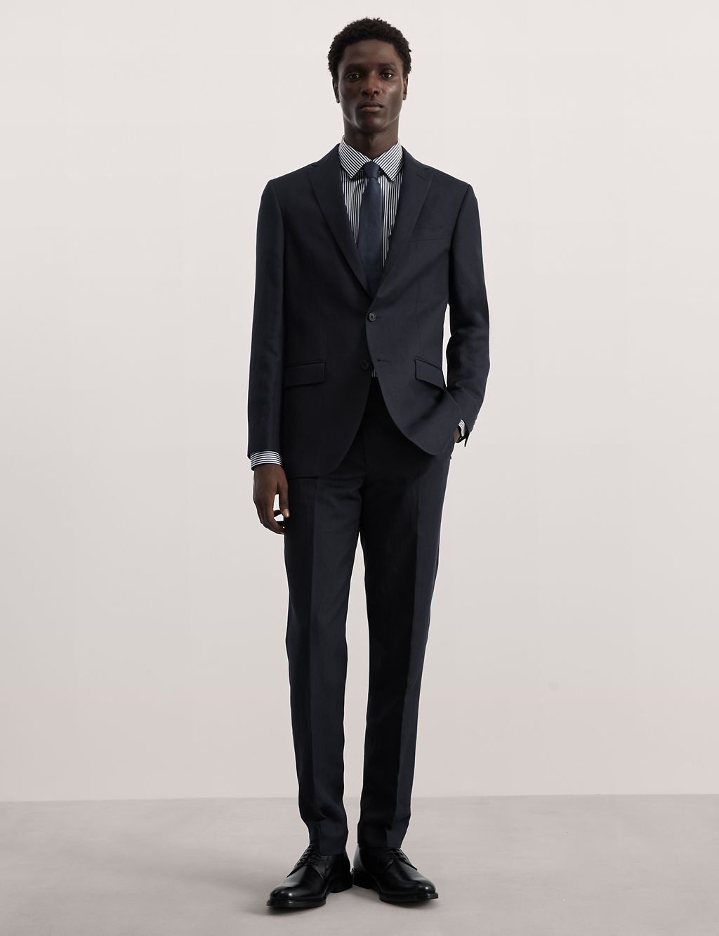 Tailored Fit Linen Blend Suit Jacket 8 of 9