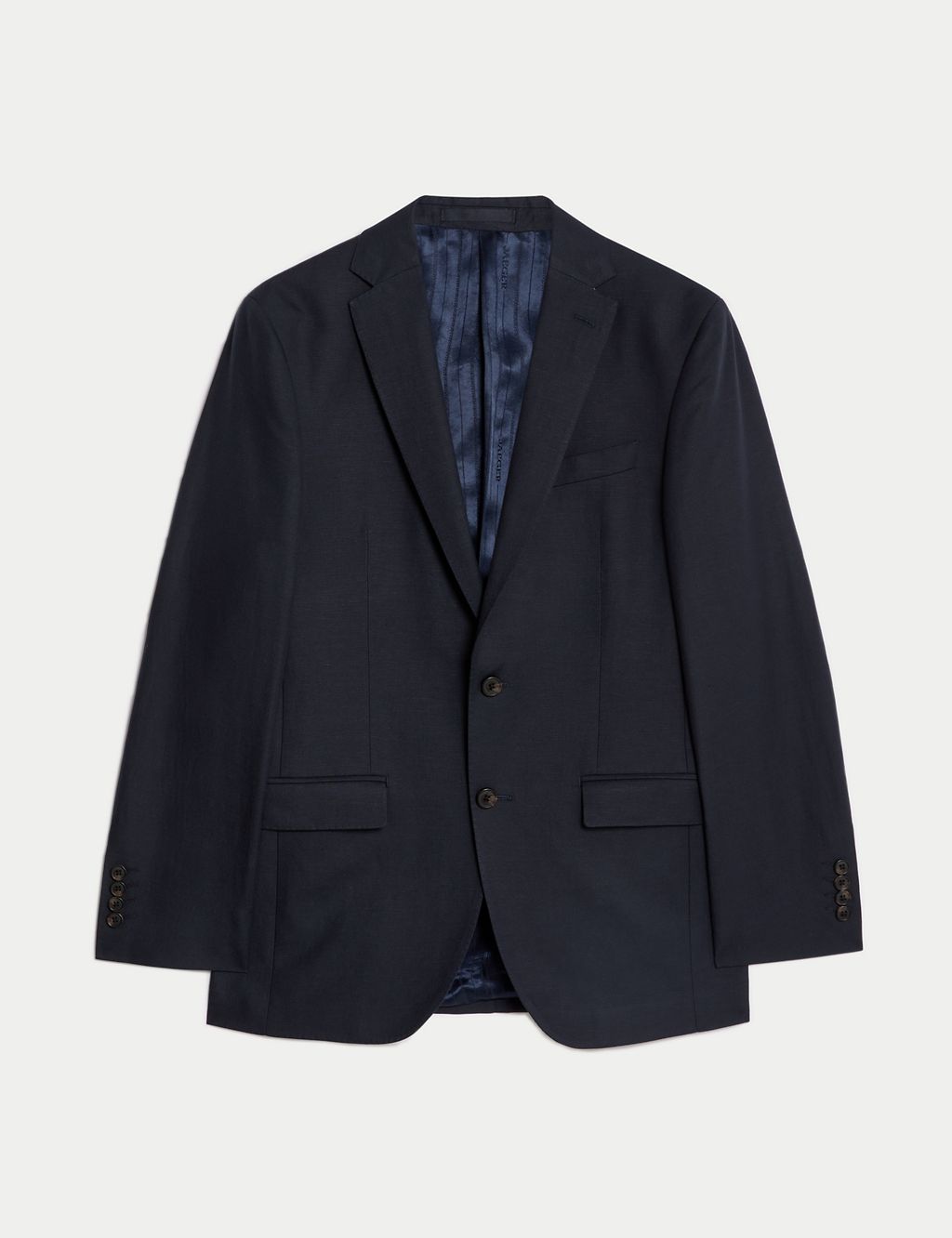 Tailored Fit Linen Blend Suit Jacket 1 of 9
