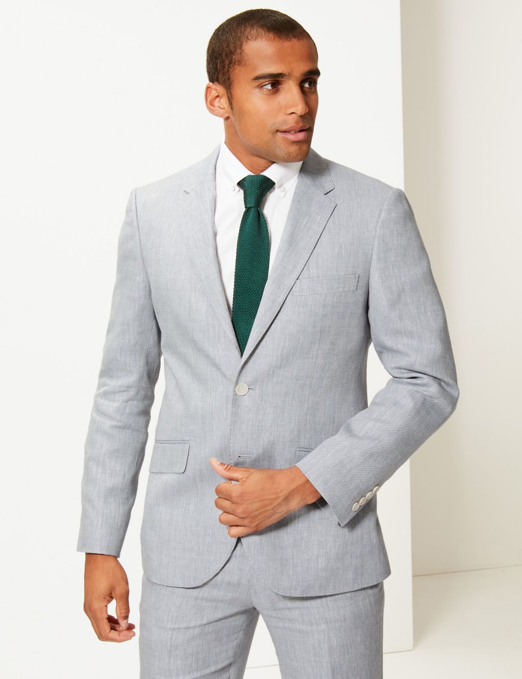 Tailored Fit Linen Miracle Jacket 7 of 8