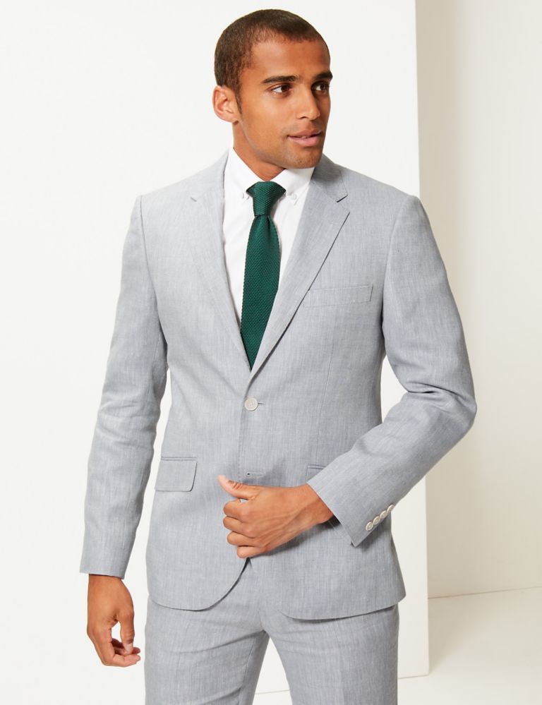 Tailored Fit Linen Miracle Jacket 4 of 8