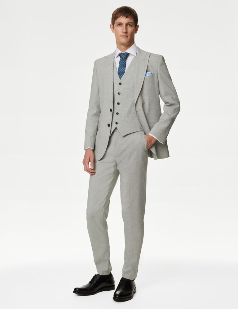 Tailored Fit Linen Rich Suit Jacket | M&S Collection | M&S