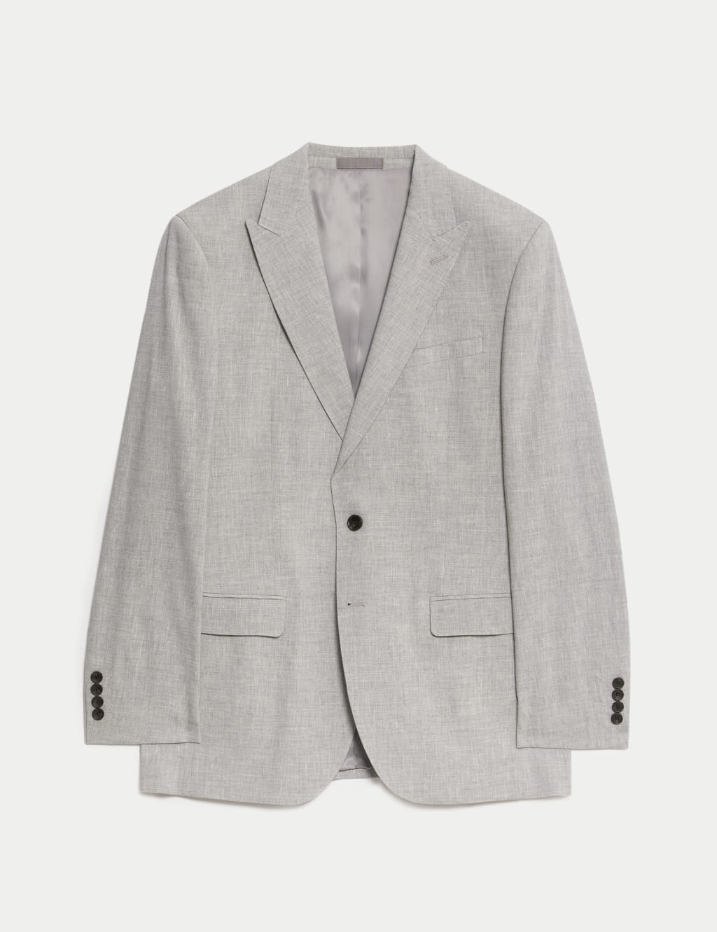 Tailored Fit Linen Rich Suit Jacket 1 of 9