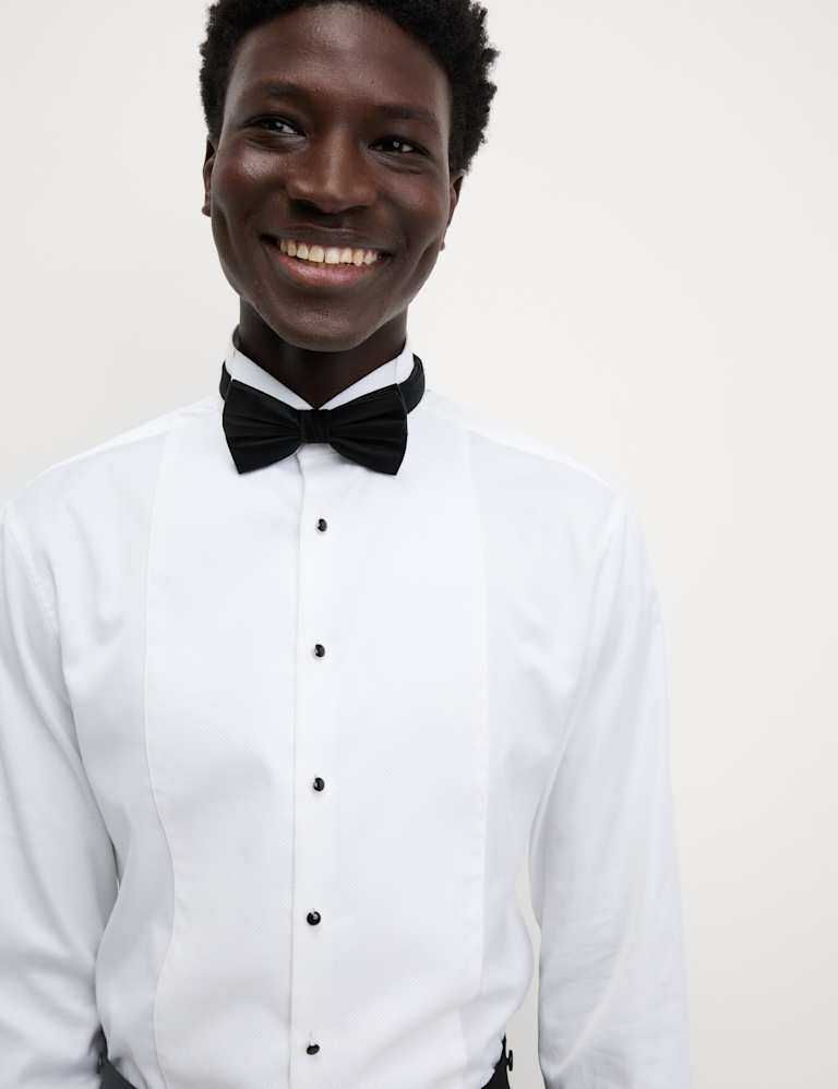 Tailored Fit Luxury Cotton Dress Shirt M S SARTORIAL M S