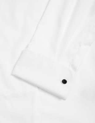 M&s hot sale tuxedo shirt