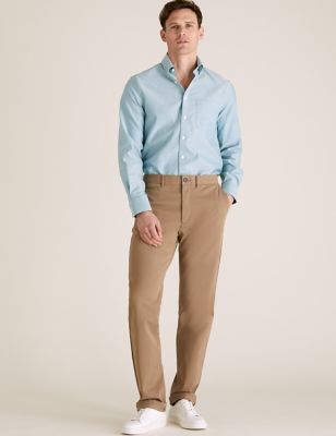 Tailored Fit Pure Cotton Oxford Shirt Image 2 of 4