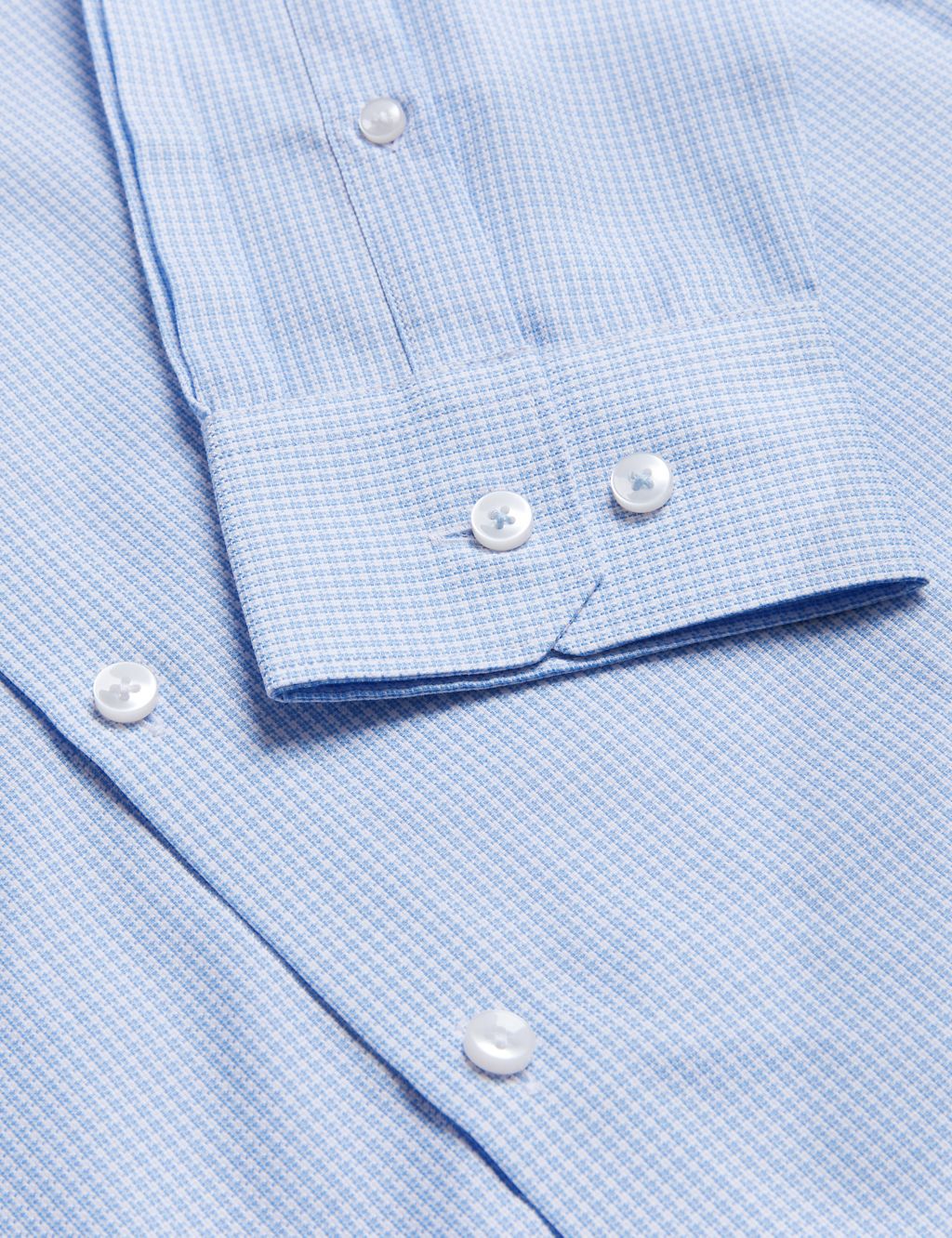 Tailored Fit Pure Cotton Puppytooth Shirt 4 of 6