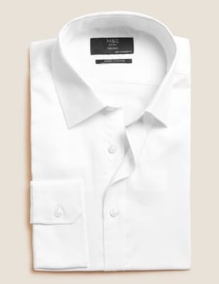 marks and spencer tailored fit shirts