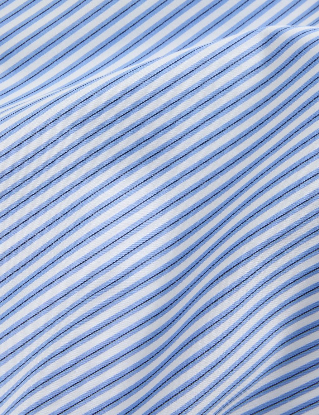 Tailored Fit Pure Cotton Striped Shirt 6 of 8