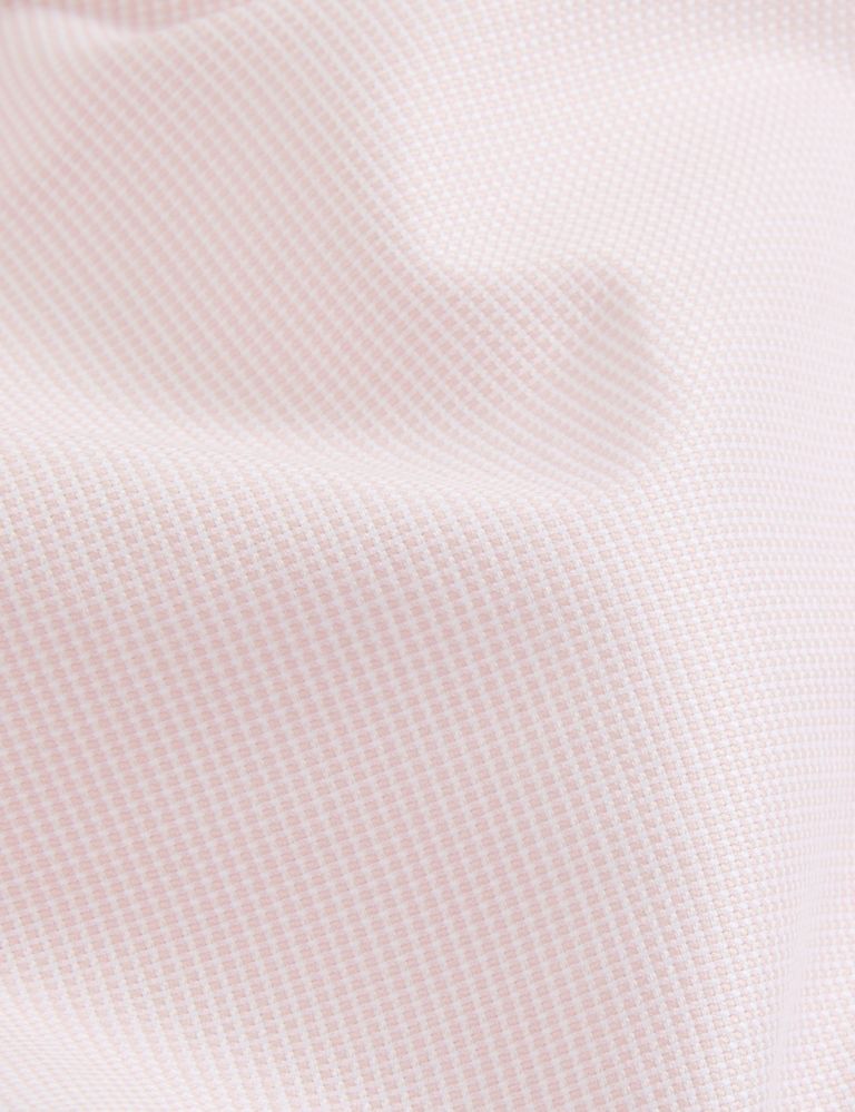 Tailored Fit Pure Cotton Texture Shirt 7 of 7