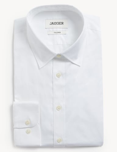 Tailored Fit Pure Cotton Twill Shirt 3 of 7