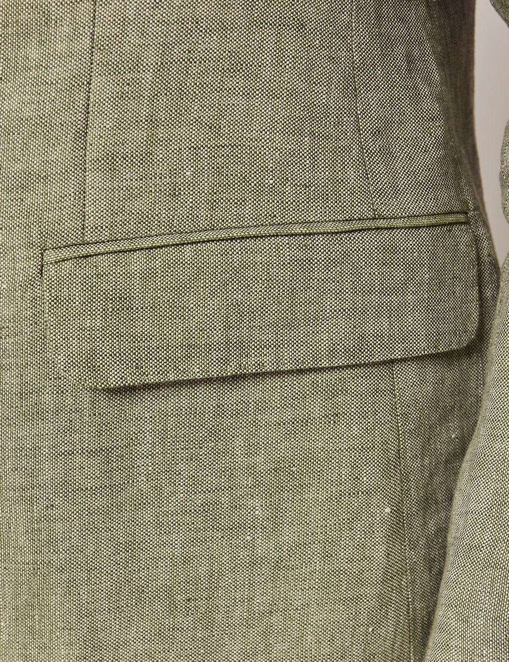 Tailored Fit Pure Linen Suit Jacket 6 of 10