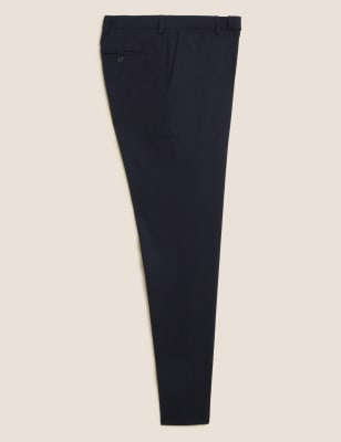 Tailored Fit Pure Wool Flannel Trousers Image 2 of 7