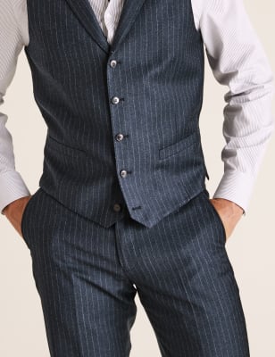 pinstripe waistcoat