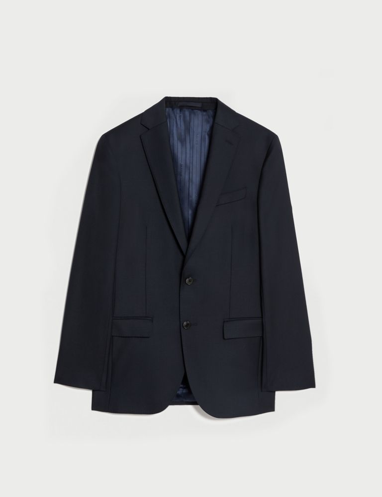 Tailored Fit Pure Wool Suit Jacket 3 of 10