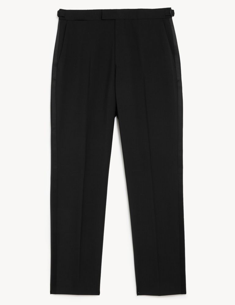 Tailored Fit Pure Wool Trousers | JAEGER | M&S
