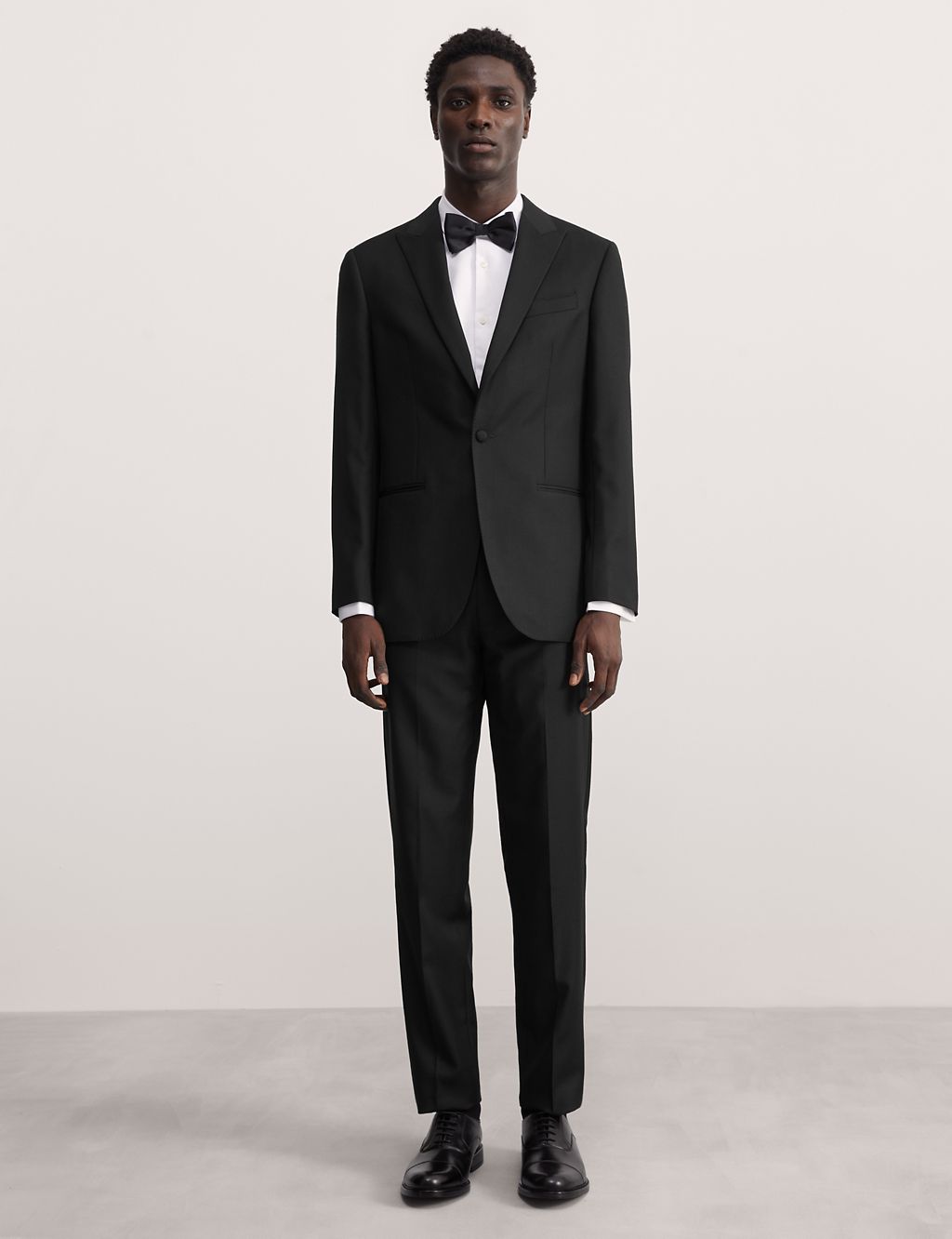 Tailored Fit Pure Wool Tuxedo Jacket 8 of 9