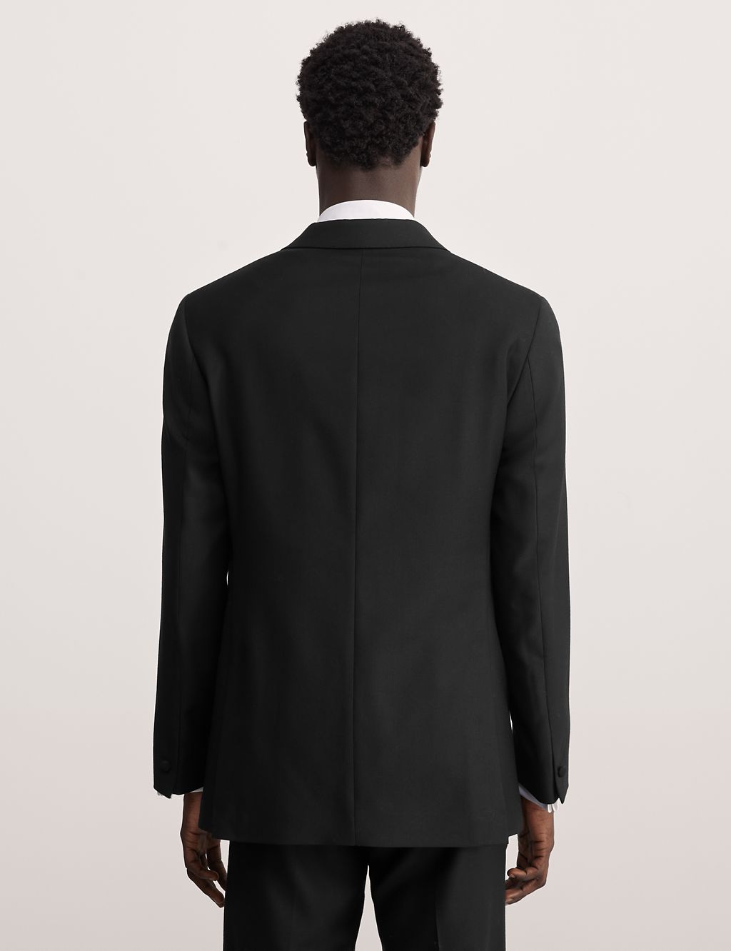 Tailored Fit Pure Wool Tuxedo Jacket 4 of 9