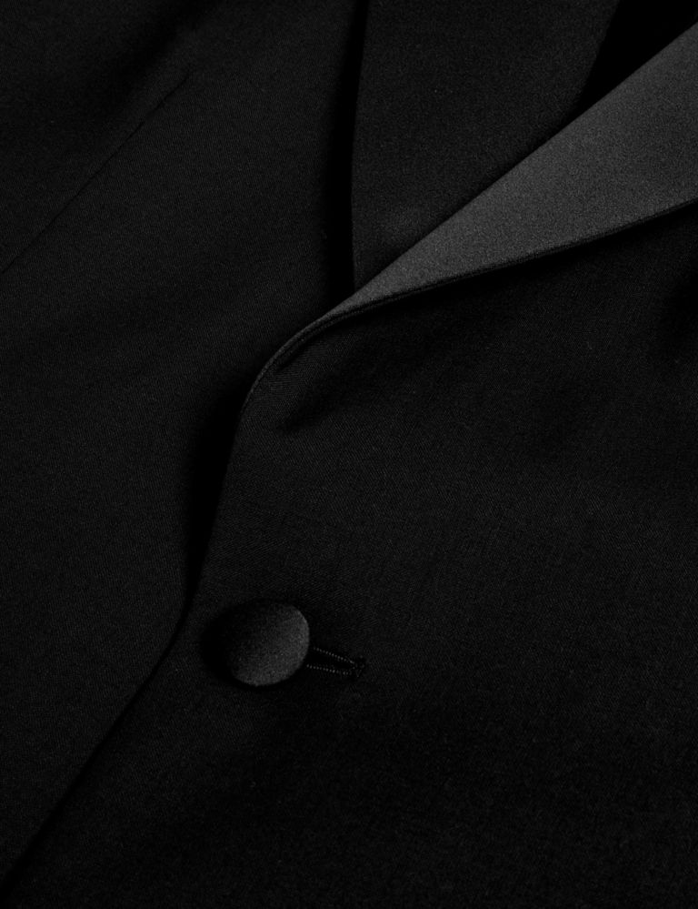 Tailored Fit Pure Wool Tuxedo Jacket 2 of 2