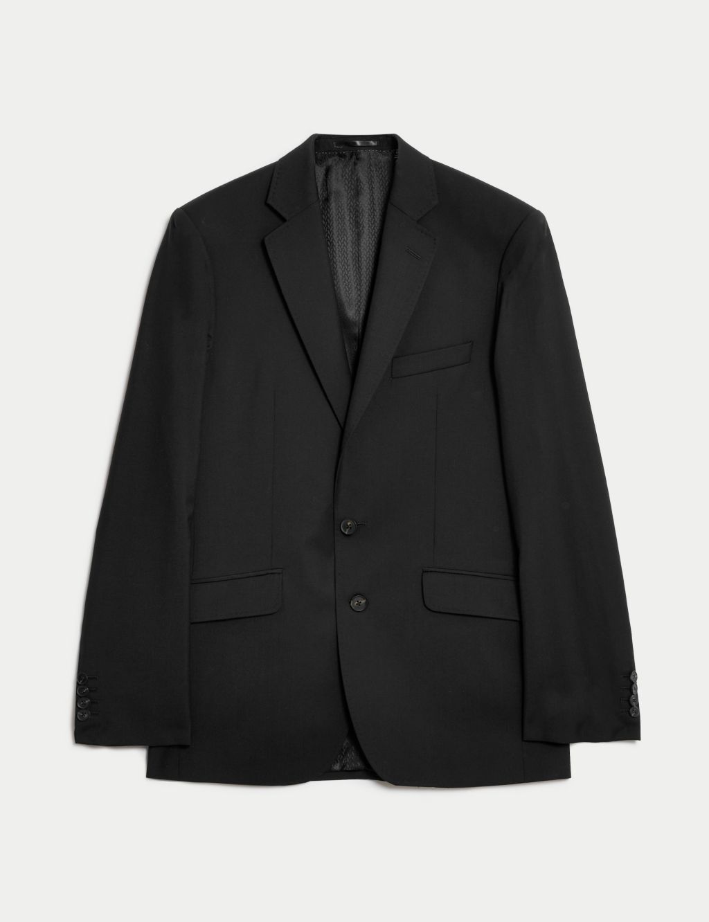 Tailored Fit Pure Wool Twill Jacket 3 of 6