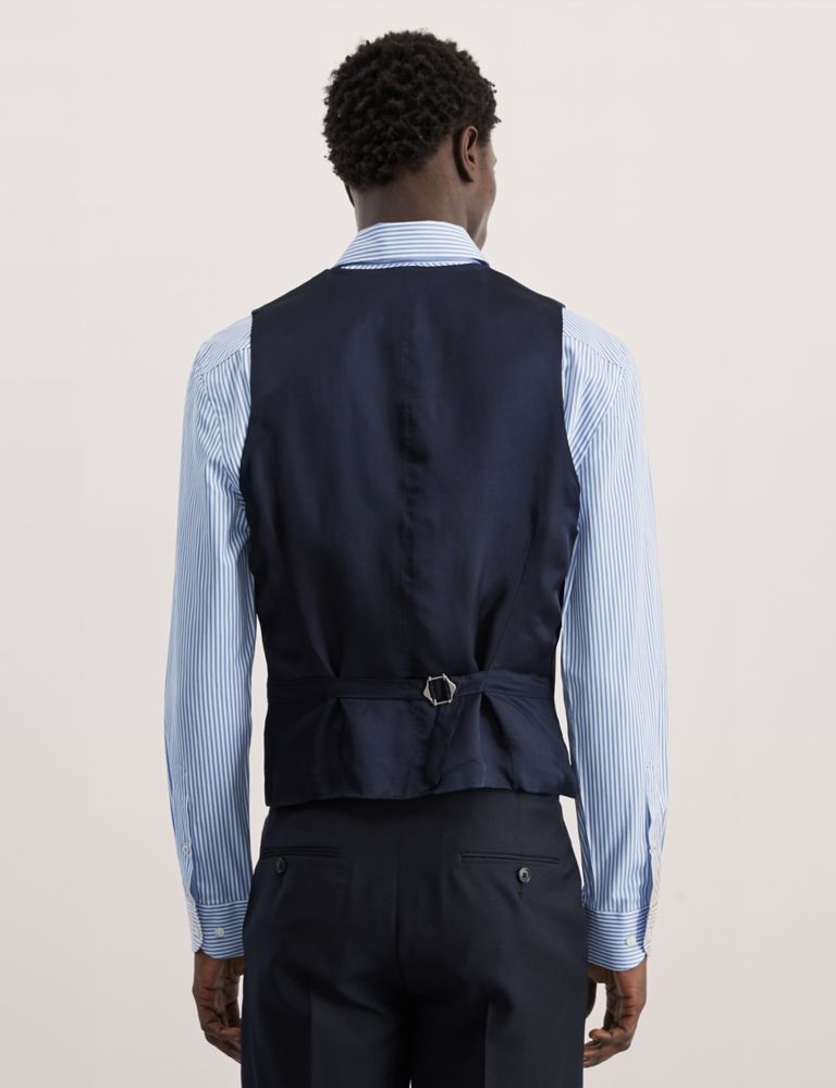Tailored Fit Pure Wool Twill Waistcoat 5 of 9