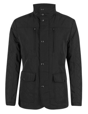 Tailored Fit Quilted Blazer with Stormwear™ Image 2 of 7