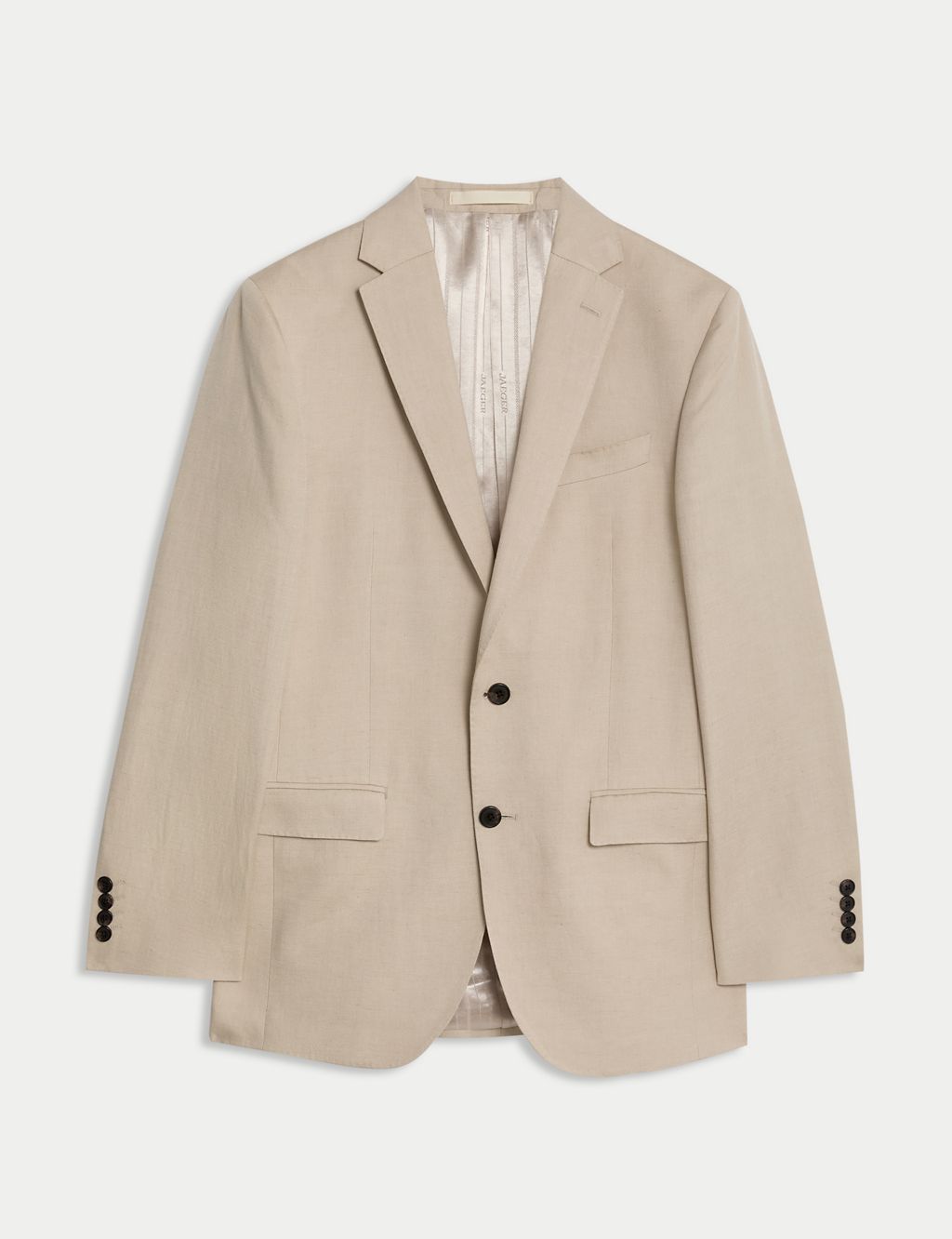 Tailored Fit Silk & Linen Blend Suit Jacket 1 of 10