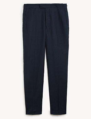 Tailored Fit Silk And Linen Trousers Image 2 of 8