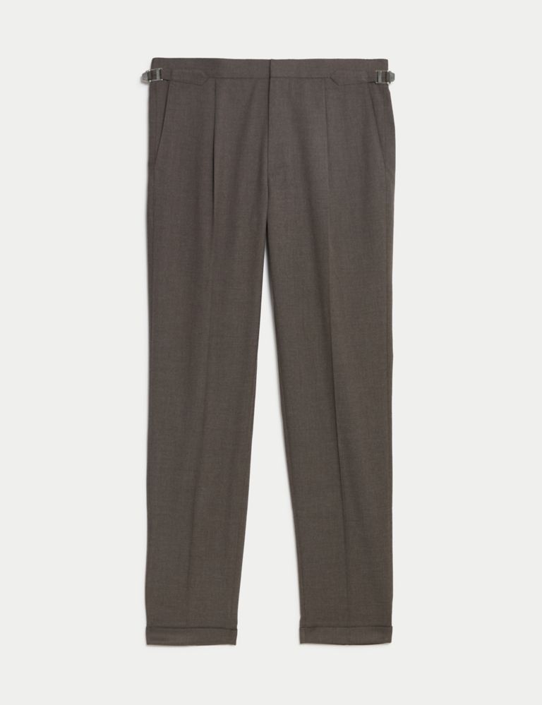 Tailored Fit Single Pleat Trousers 2 of 6