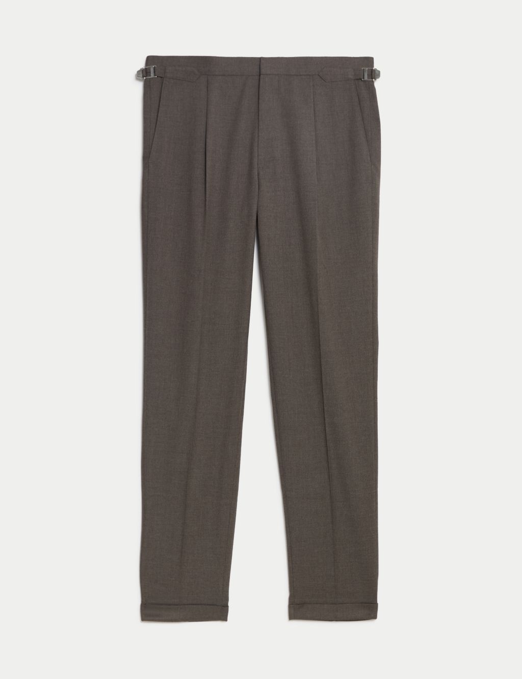 Tailored Fit Single Pleat Trousers 1 of 6