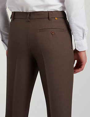 Tailored Fit Smart Trousers Image 2 of 4
