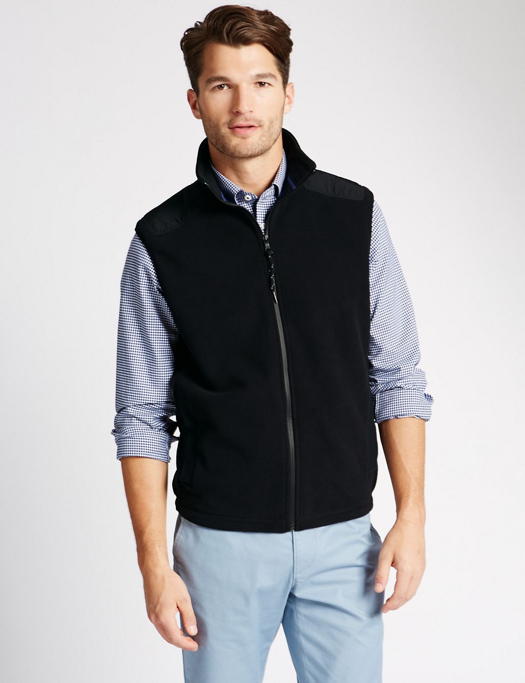 Tailored Fit Sports Gilet Fleece Top 3 of 4