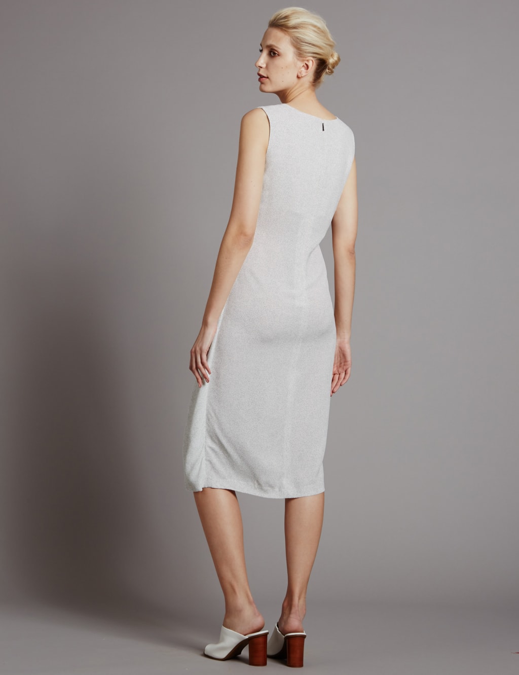 Tailored Fit Spotted Shift Dress 3 of 3