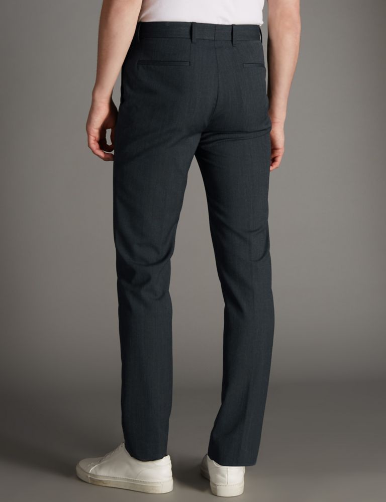 Tailored Fit Textured Chinos with Wool 3 of 3