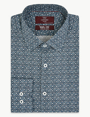 Tailored Fit William Morris Print Shirts Image 2 of 4