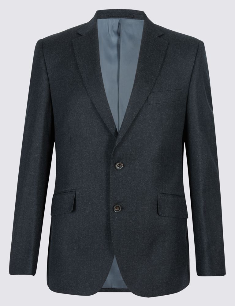 Tailored Fit Wool Blend Jacket 2 of 9