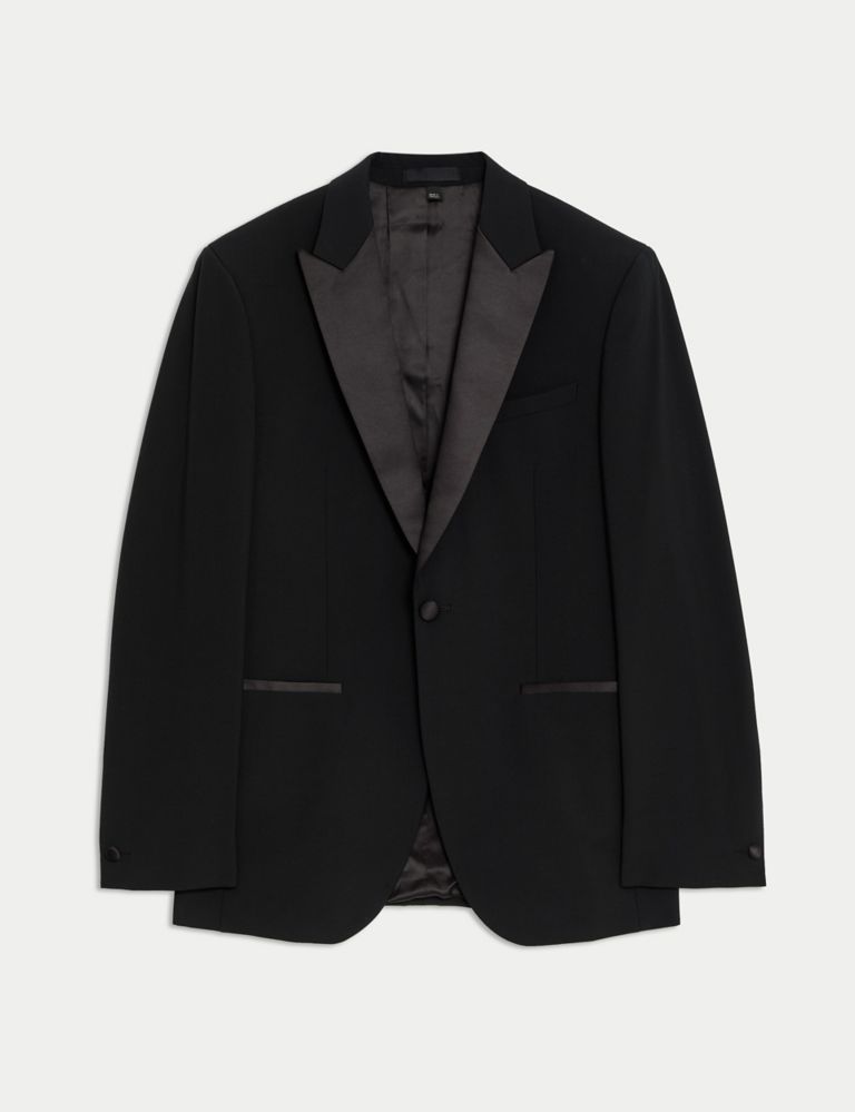 Tailored Fit Wool Blend Tuxedo Jacket 2 of 8